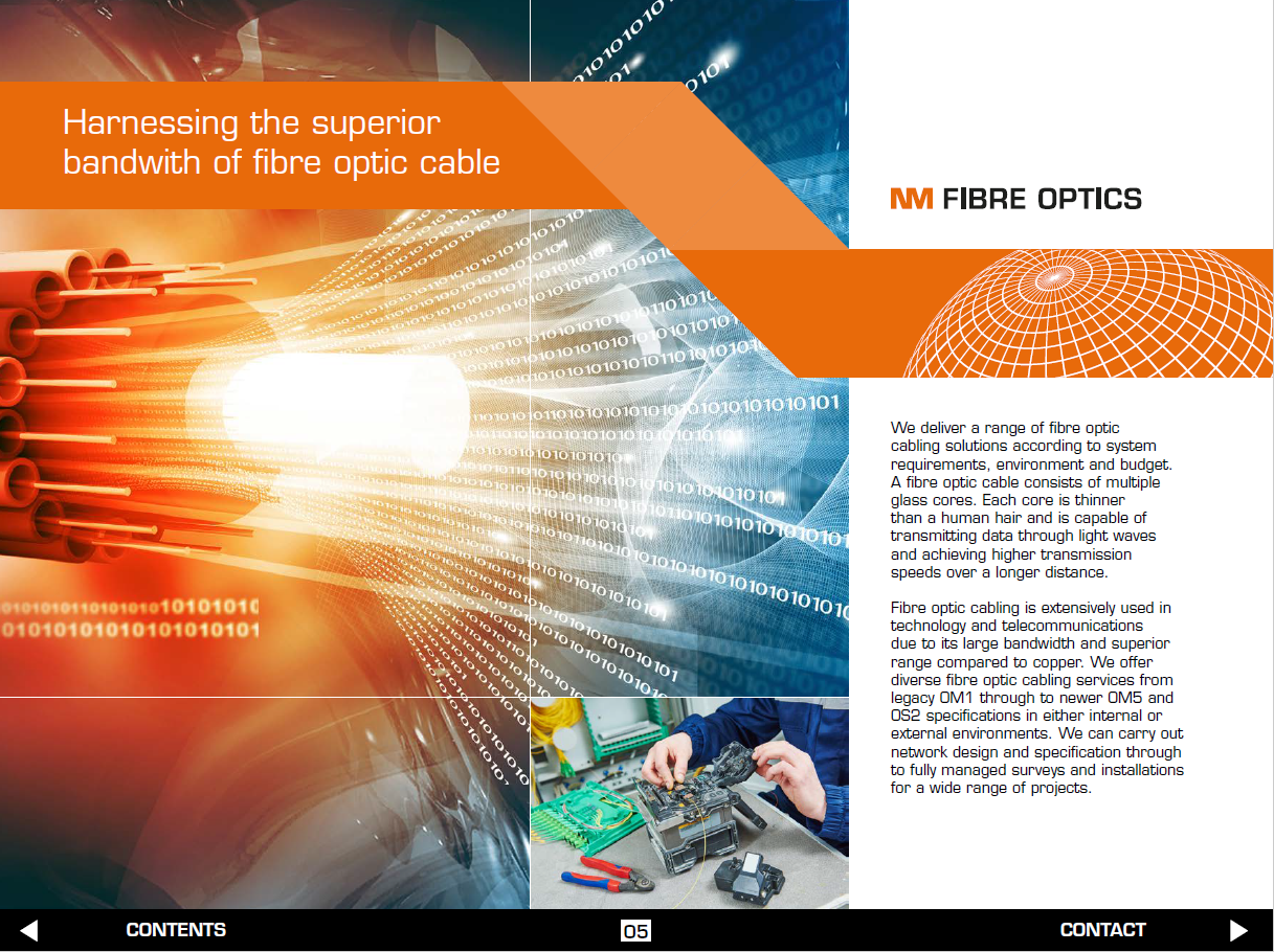 Data cable Installation brochure