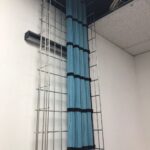 Cat6a Cable in upright containment
